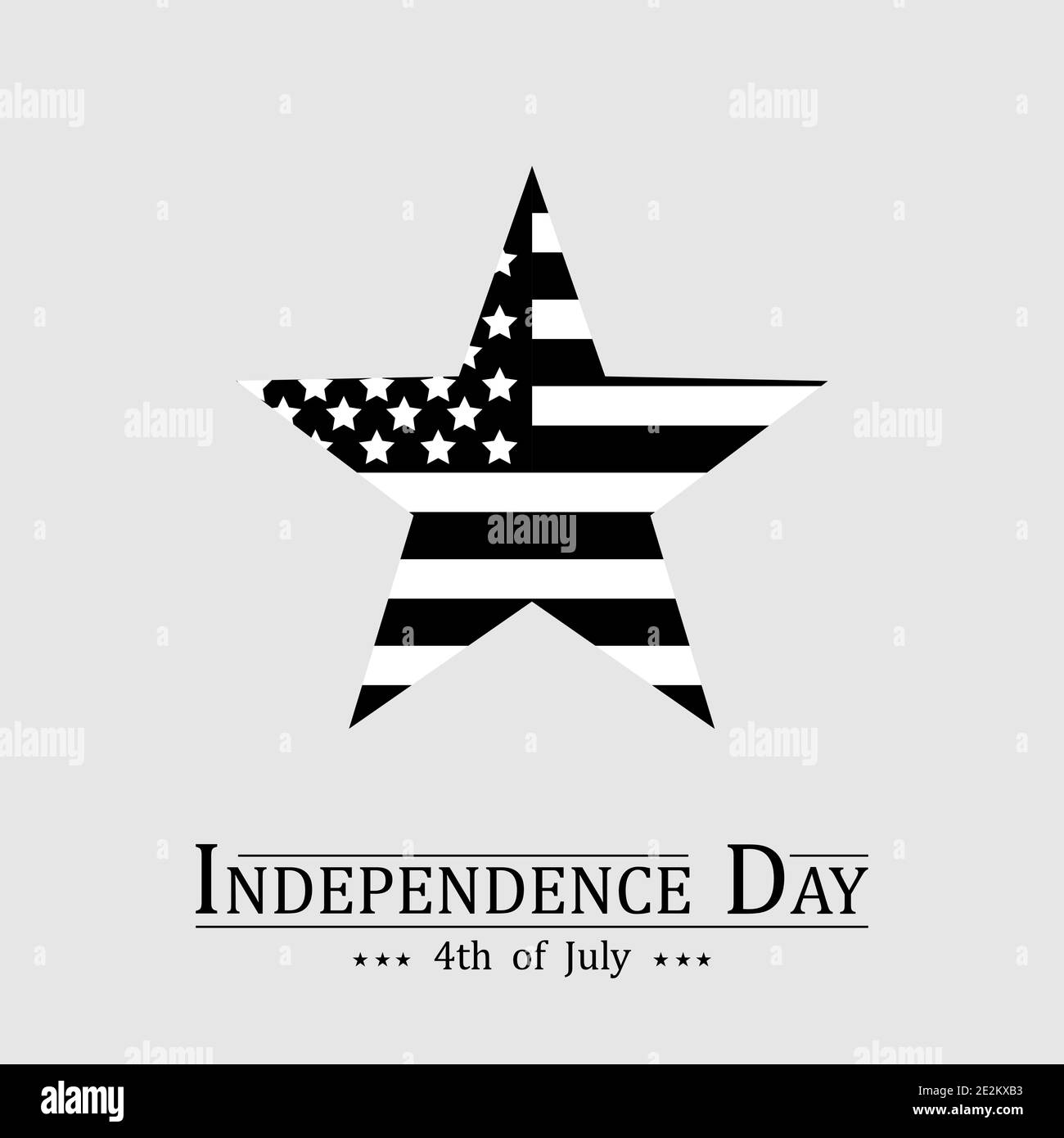4. Juli, Happy American Independence Day Stock Vektor