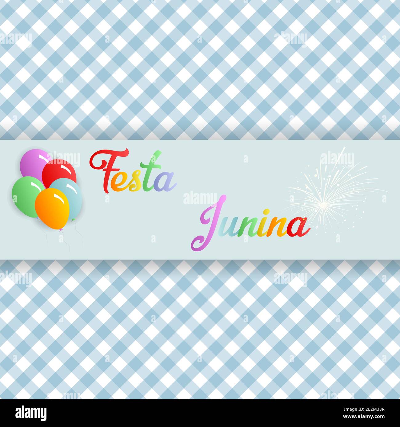 Festa Junina. Traditionelle brasilianische Party. Eps10 Stock Vektor