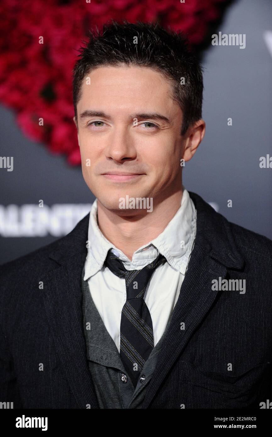 'Topher Grace bei der Premiere von ''Valentine's Day'' am 8. Februar 2010 im Chinese Theatre in Los Angeles, CA, USA. (Bild: Topher Grace) Foto von Lionel Hahn/ABACAPRESS.COM ' Stockfoto