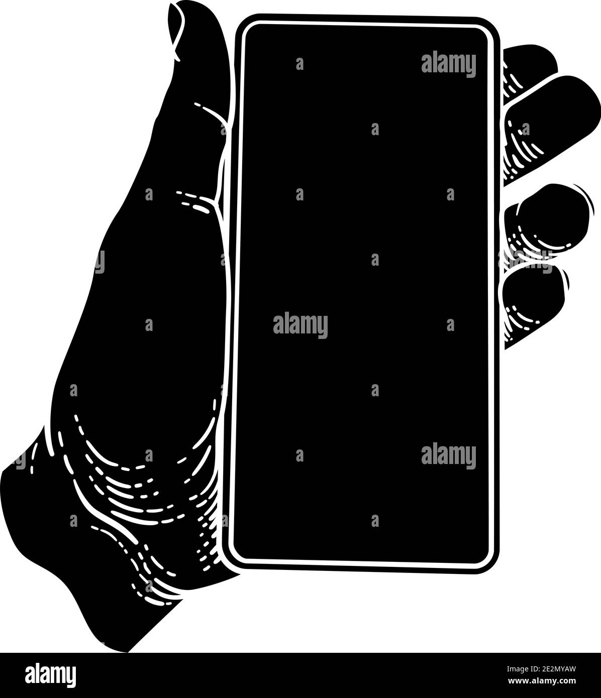 Hand Handy Vintage Style Stock Vektor