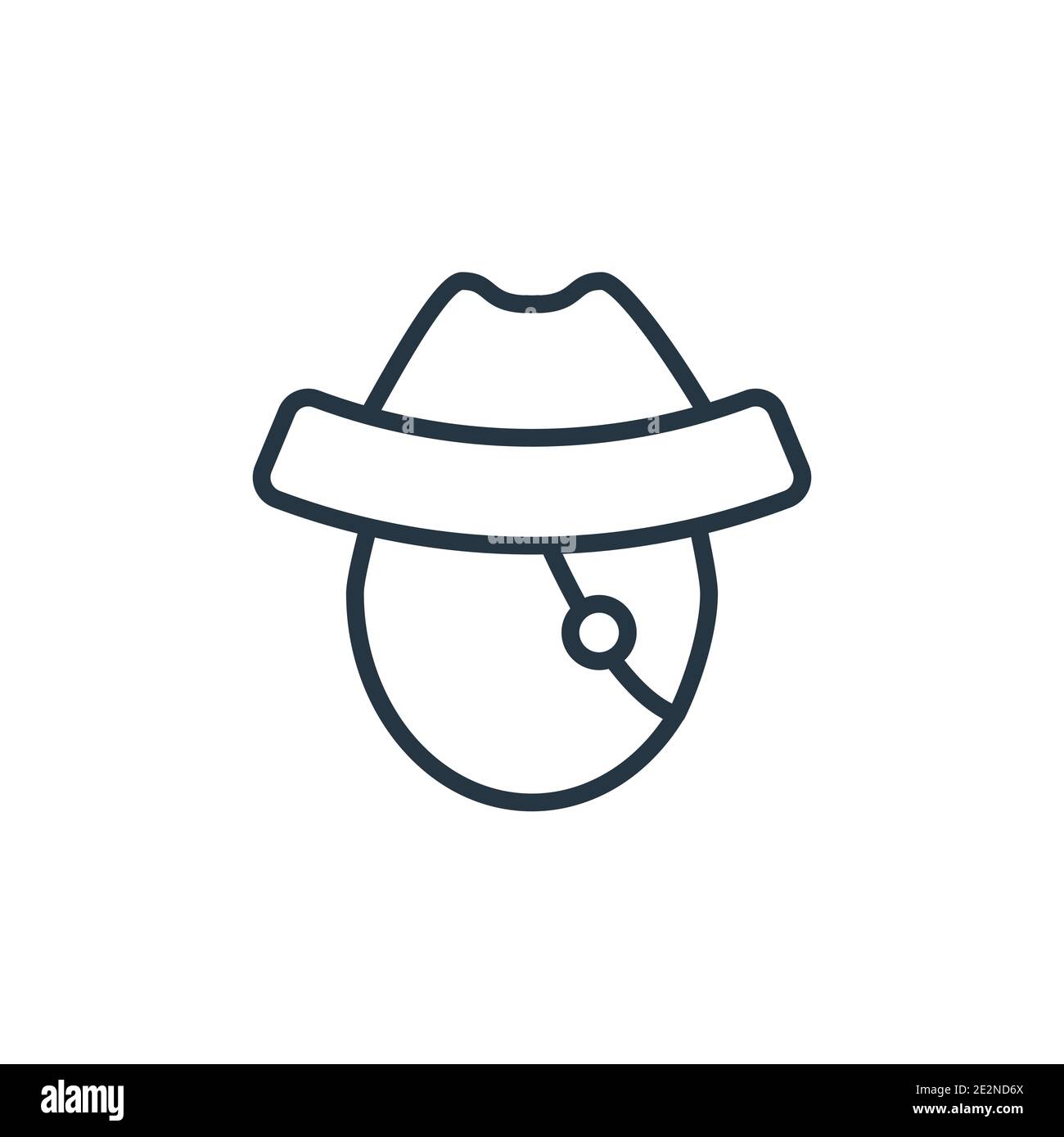 Long john silberne Kontur Vektor-Symbol. Dünne Linie schwarz lang john Silber Symbol, flache Vektor einfache Element Illustration aus editierbarer Literatur Konzept Stock Vektor