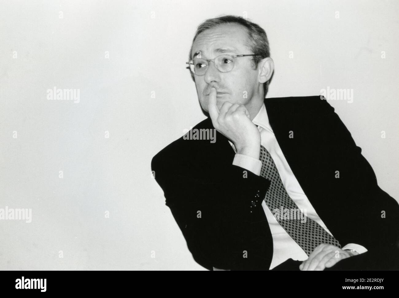 Italienischer Politiker ehemaliger Präsident der Region Emilia-Romagna Enrico Boselli, 2000er Jahre Stockfoto