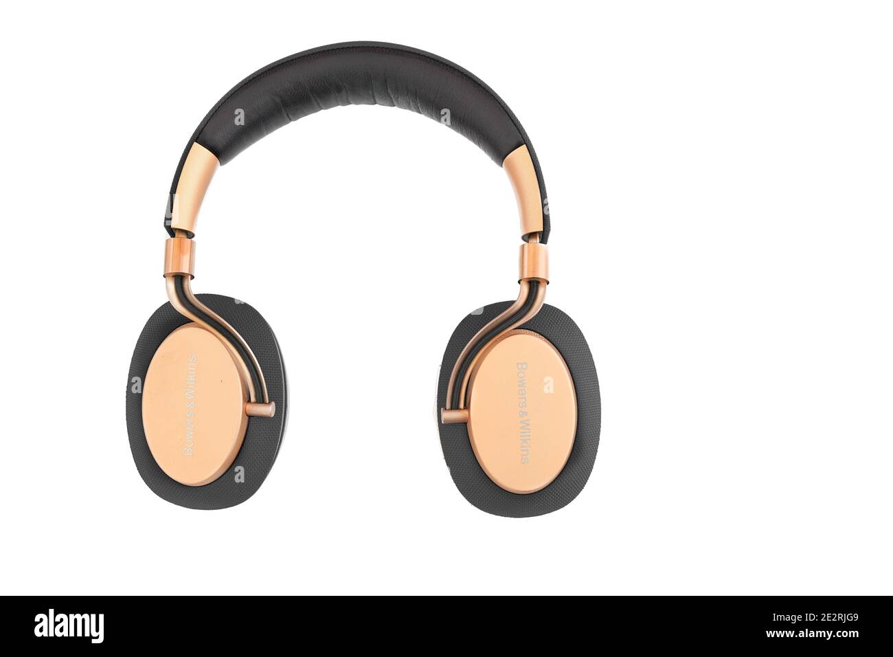 Paar kabellose Kopfhörer Bowers & Wilkins PX Stockfoto