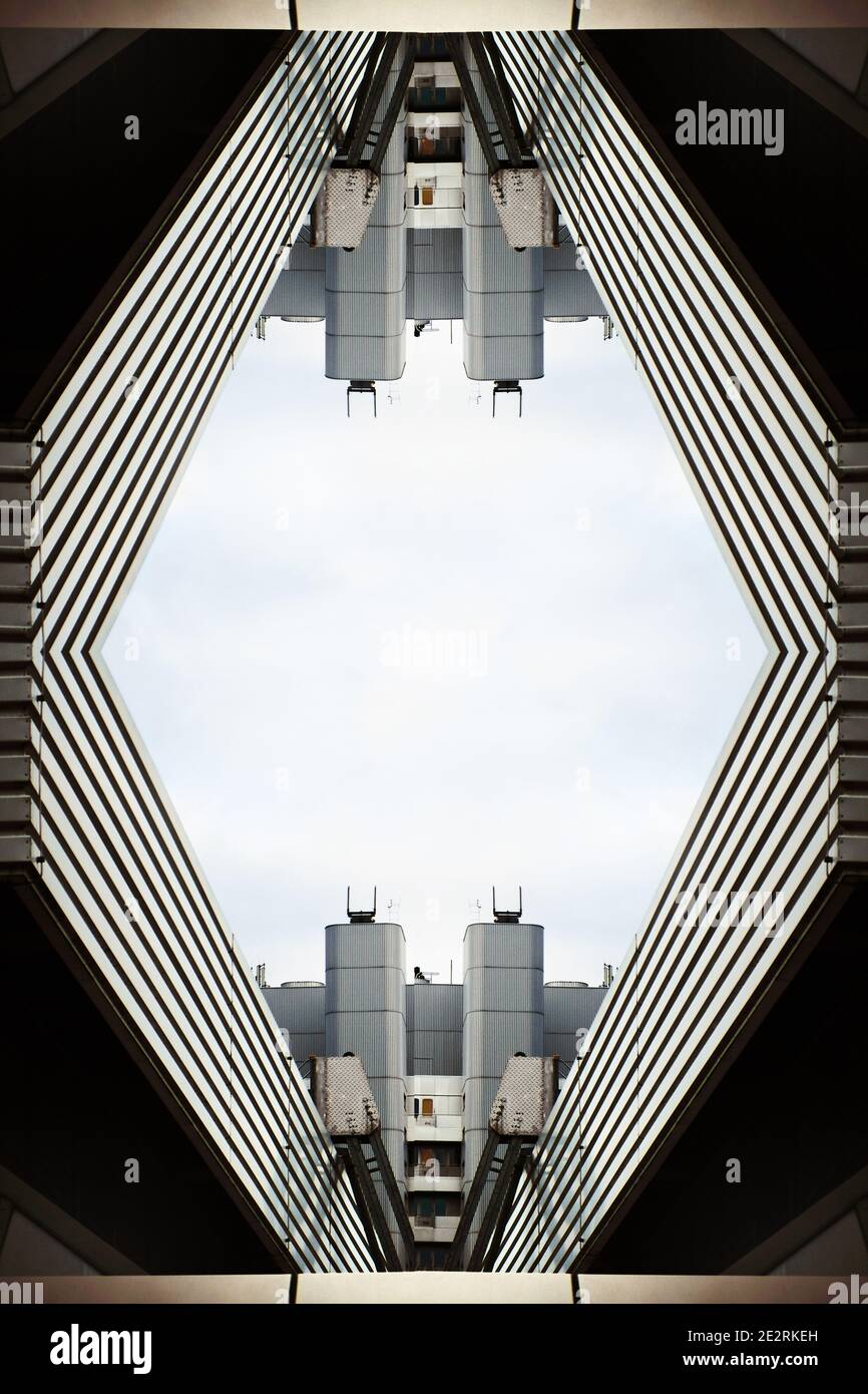 Vertikale Aufnahme des Stockfoto