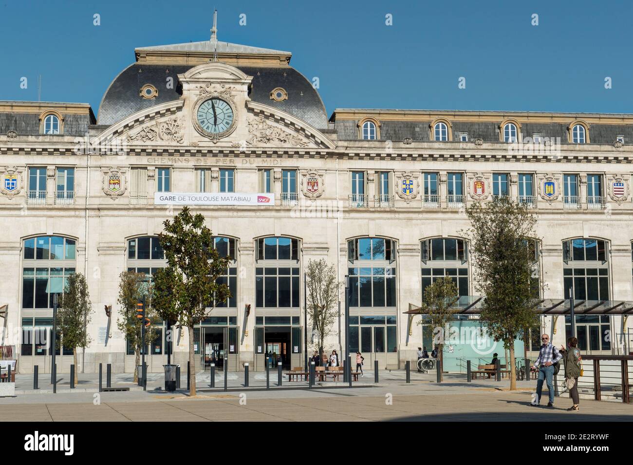 Toulouse (Südfrankreich): Bahnhof Toulouse-Matabiau Stockfoto