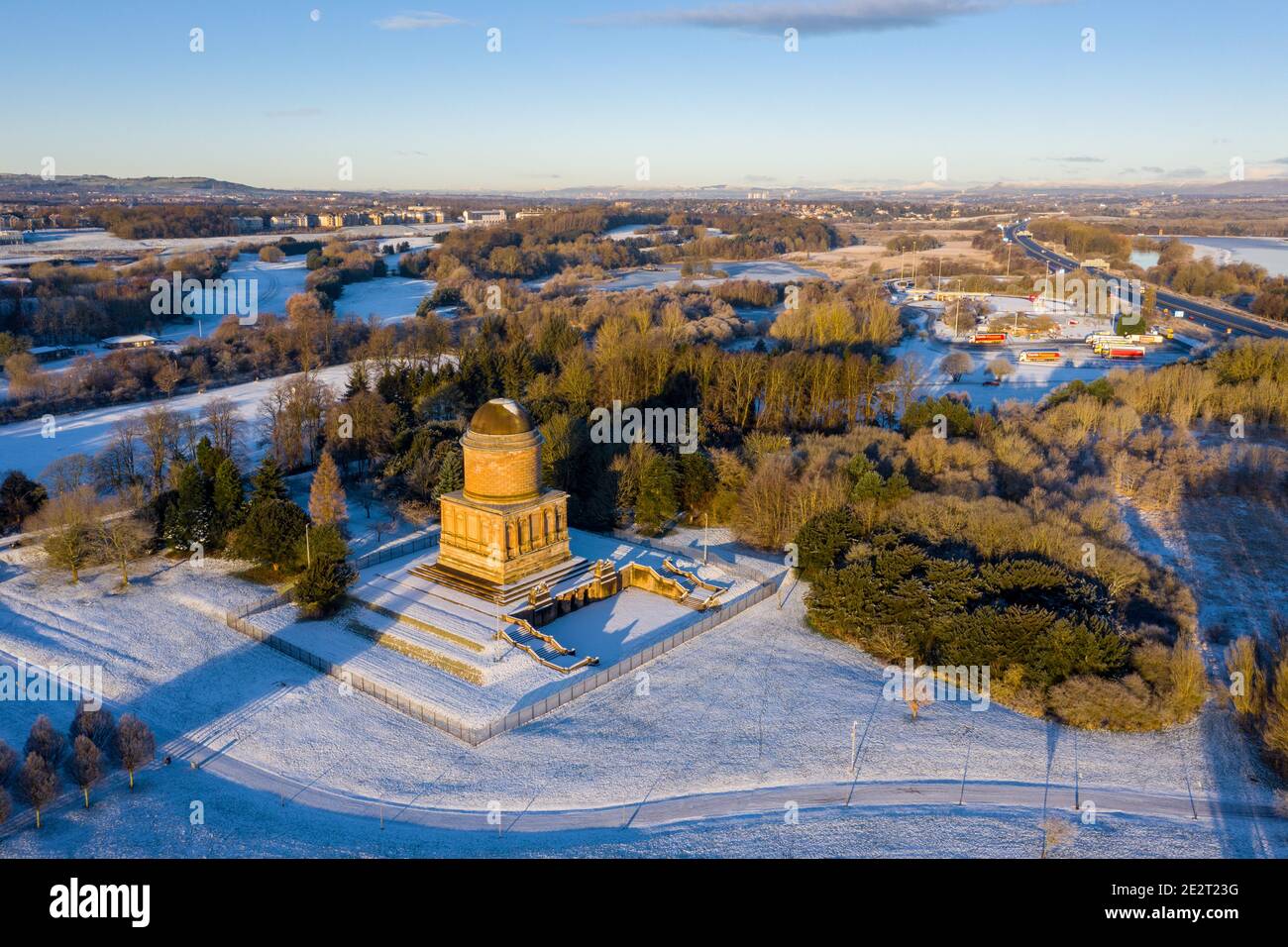 Hamilton Mausoleum, Hamilton, Lanarkshire, Schottland, Großbritannien Stockfoto