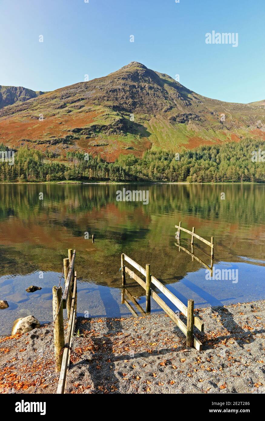 Hohe Stile und Buttermere Stockfoto