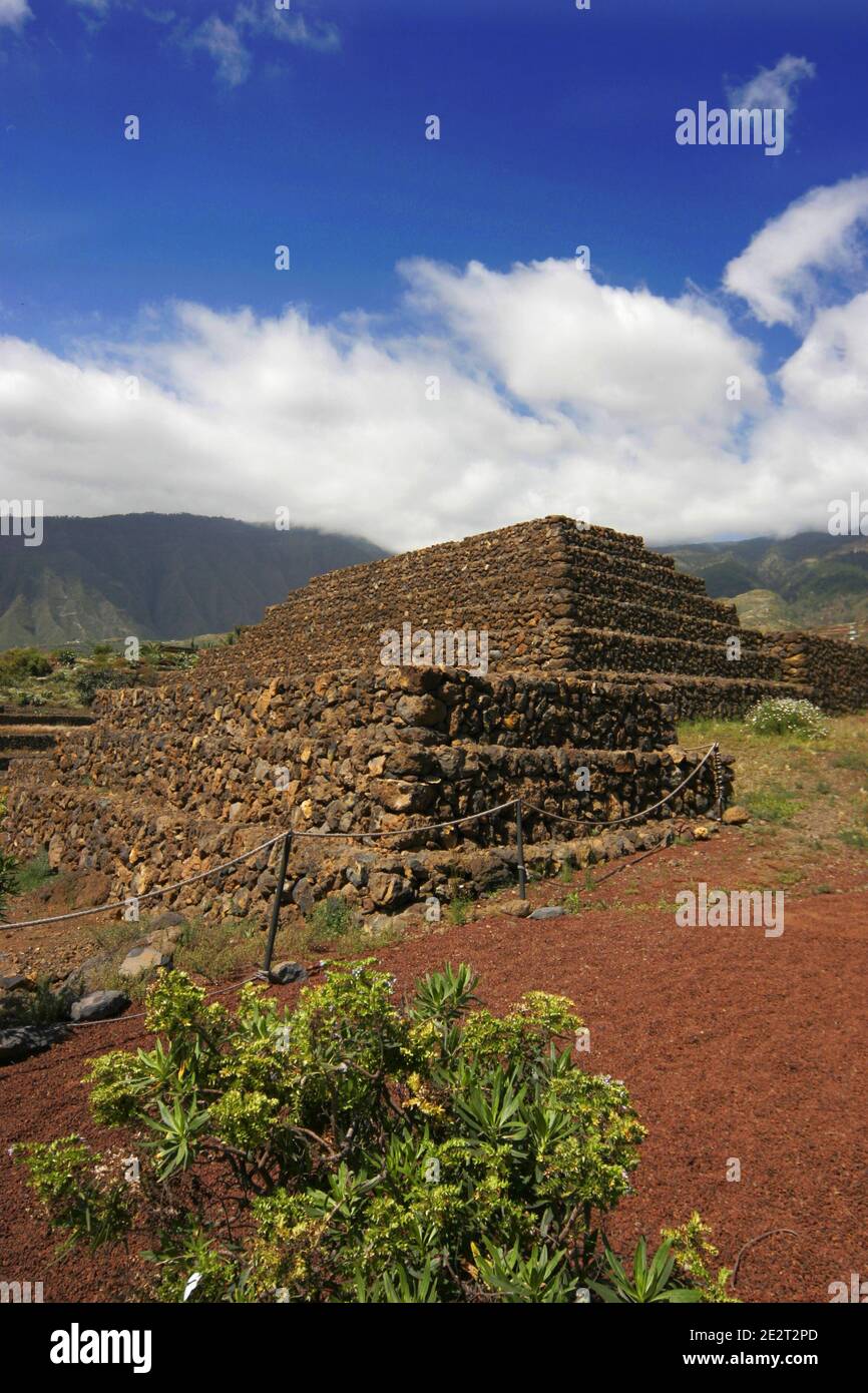 Die Pyramiden von Güímar, Teneriffa, Kanarische Inseln, Spanien Stockfoto Die Pyramiden von Güímar, Teneriffa, Kanarische Inseln, Spanien Stockfoto