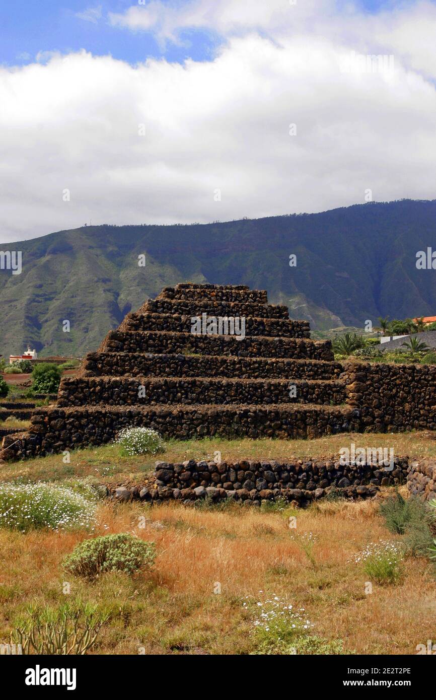 Die Pyramiden von Güímar, Teneriffa, Kanarische Inseln, Spanien Stockfoto Die Pyramiden von Güímar, Teneriffa, Kanarische Inseln, Spanien Stockfoto