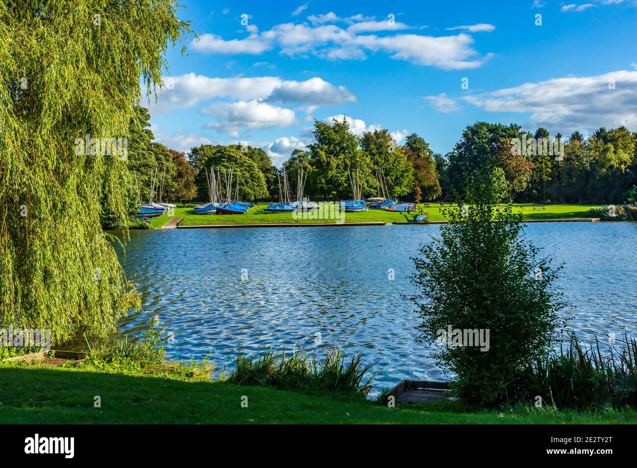 Blick auf Himley Hall in Dudley Stockfoto