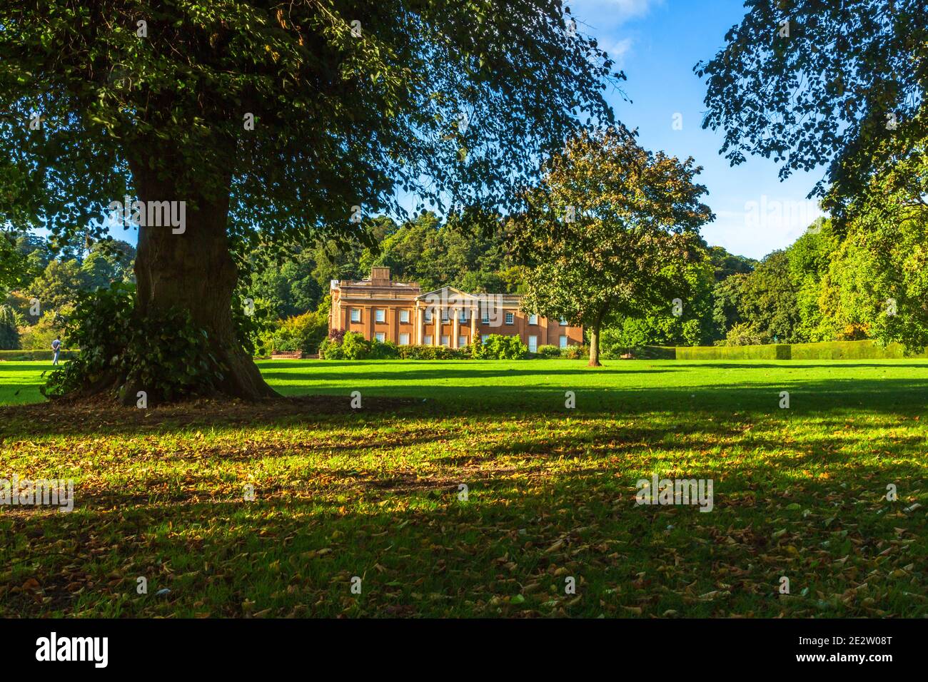 Blick auf Himley Hall in Dudley Stockfoto