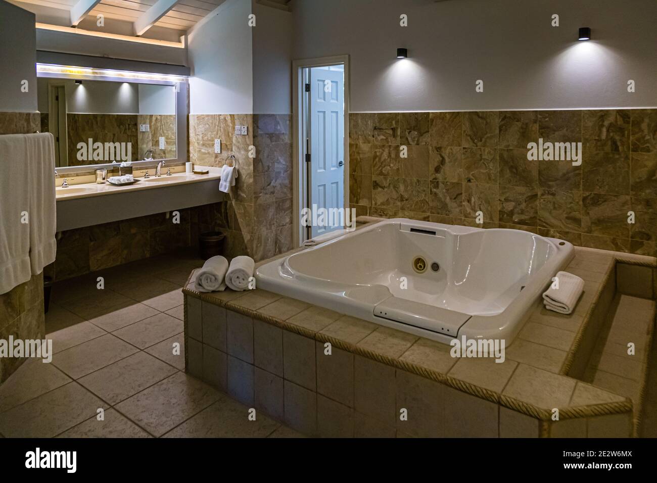 Hotel Erholungseinrichtungen in Grenada Stockfoto