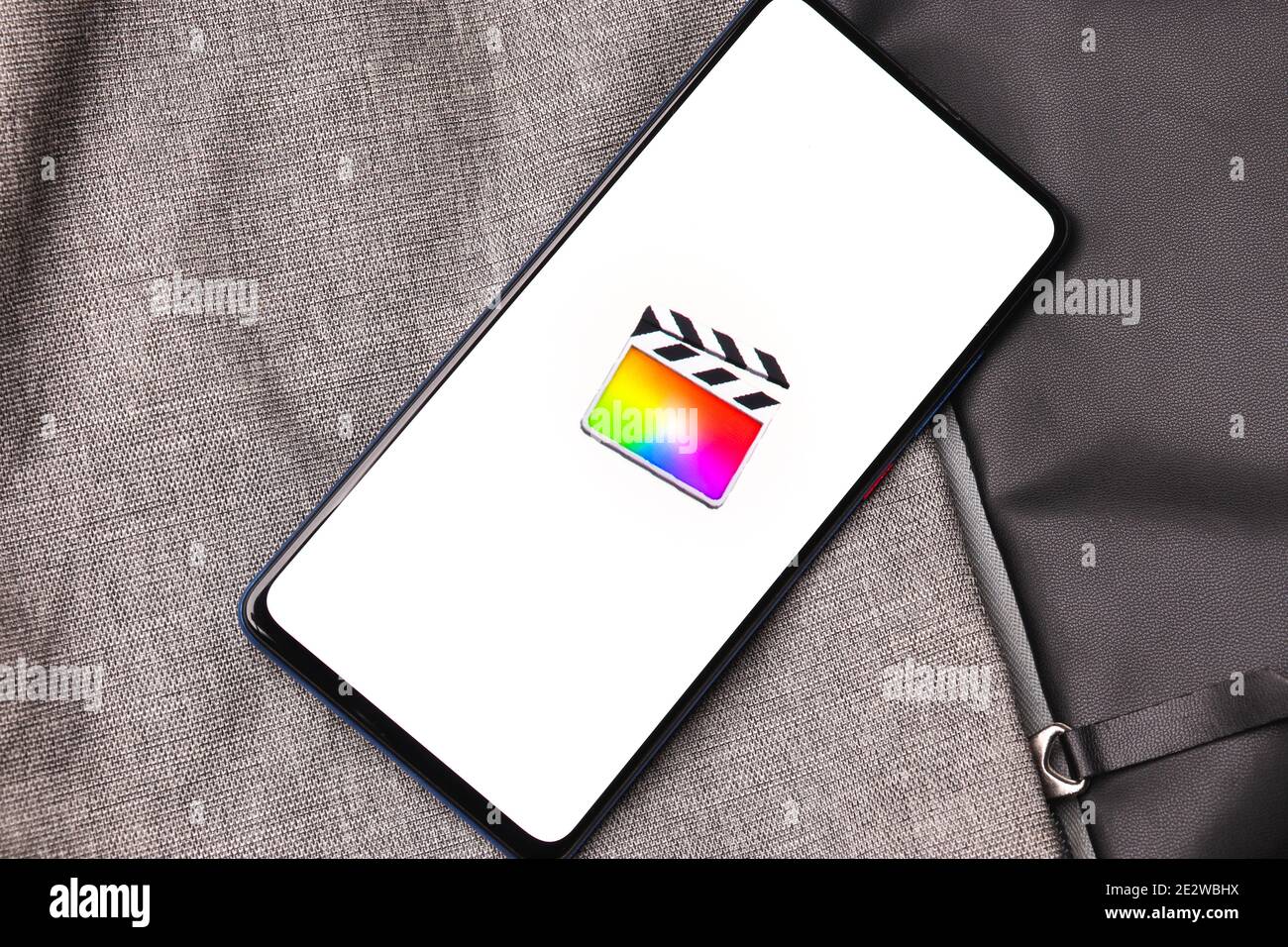 Assam, indien - Januar 15, 2020 : Final Cut Pro Logo auf Handy-Bildschirm Stock Bild. Stockfoto