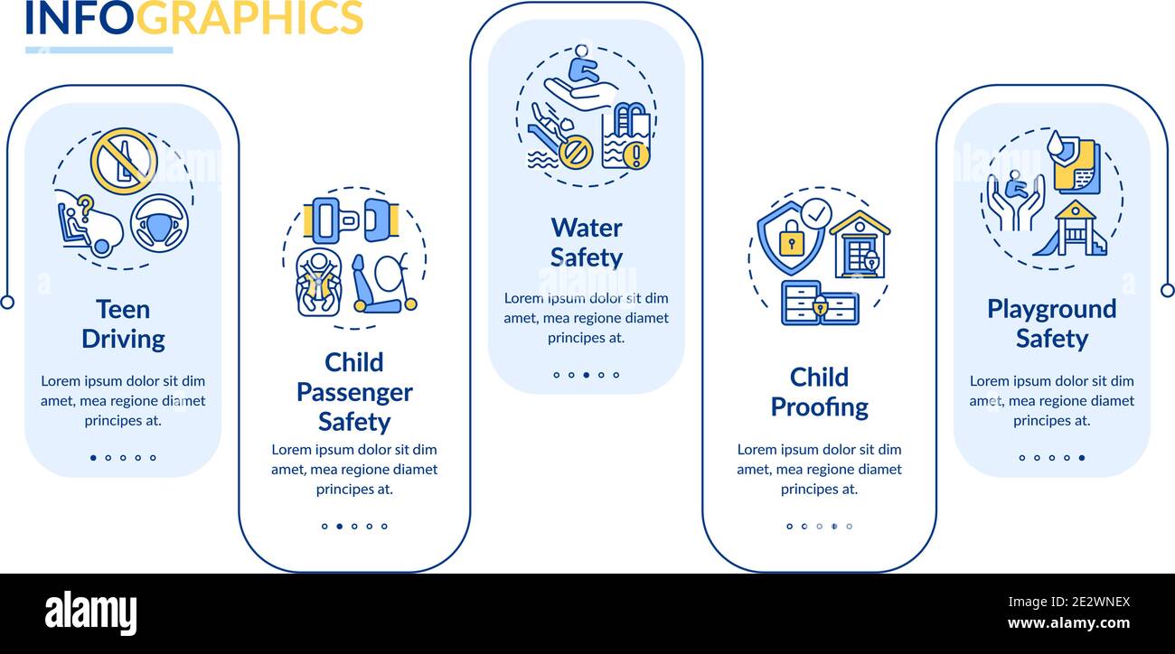 vektor-Infografik-Vorlage Stock Vektor