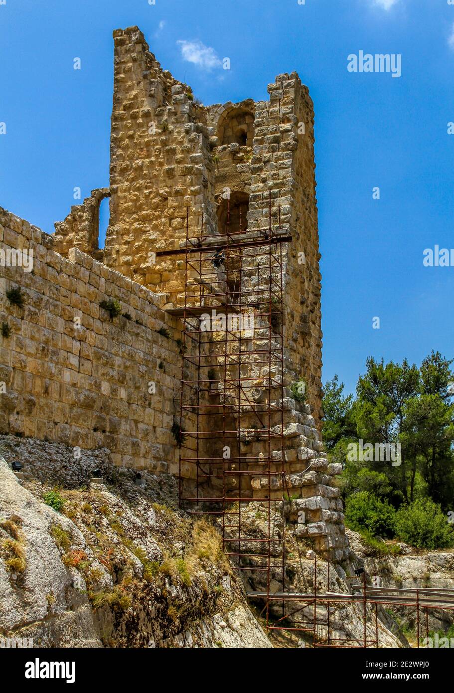 Karak Castle Jordanien Stockfoto