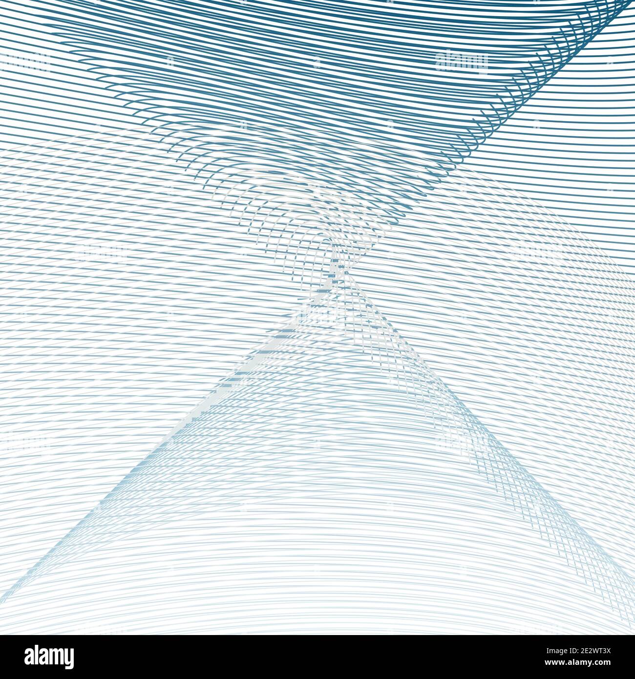 Marineblaue, graue Schnittkurven. Vektorlinie Art Muster, kreuzförmige Form. Abstraktes Techno-Design. Energie, Energiekonzept. Weißer Hintergrund. EPS10 Stock Vektor