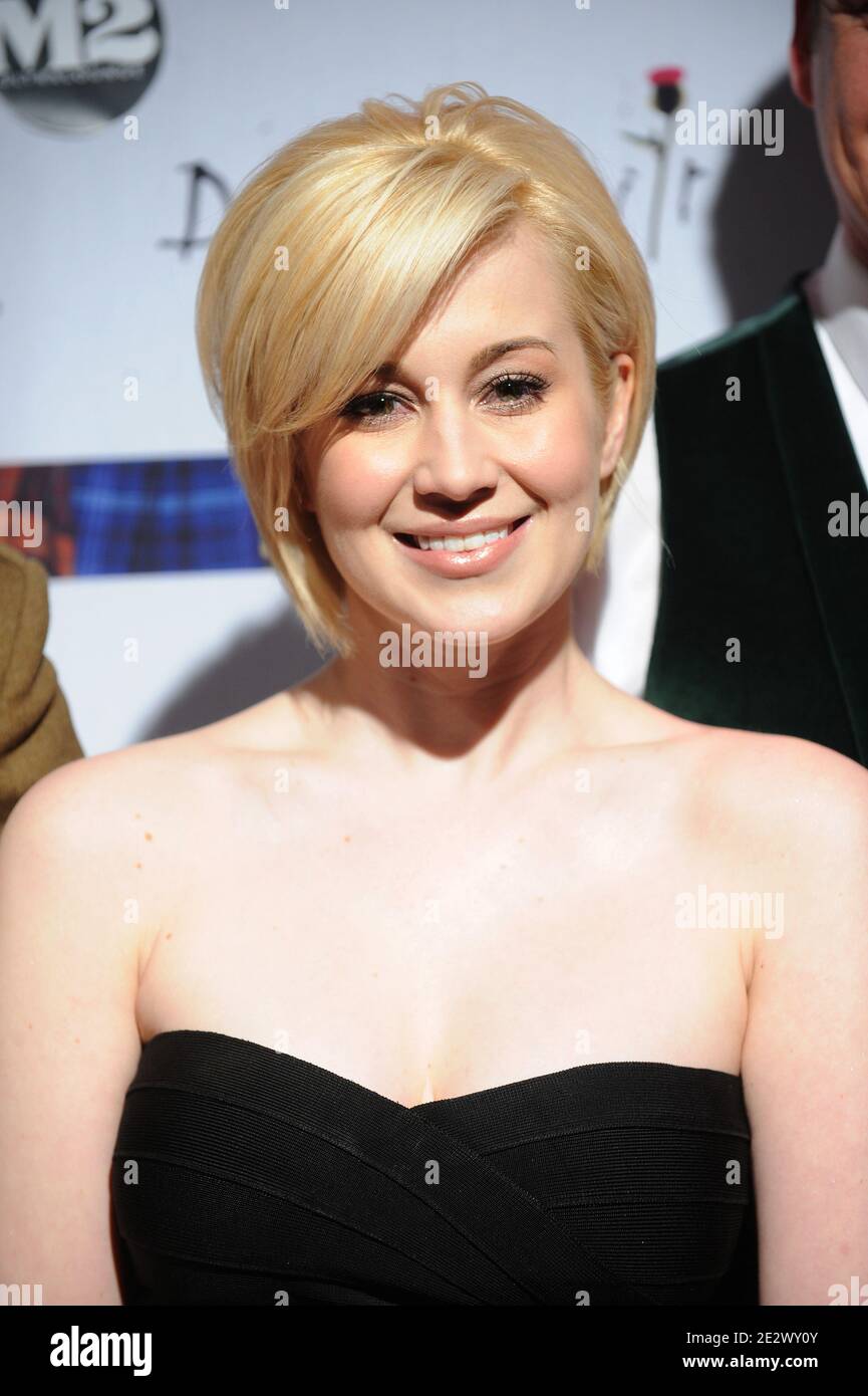 Kellie Pickler nimmt am 5. April 2010 an der 8. Jährlichen Charity Fashion Show 'Deressed to Kilt' Teil, die von Glenfiddich in der M2 Ultra Lounge in New York City, NY, USA präsentiert wird. Foto von Mehdi Taamallah/ABACAPRESS.COM (im Bild: Kellie Pickler) Stockfoto