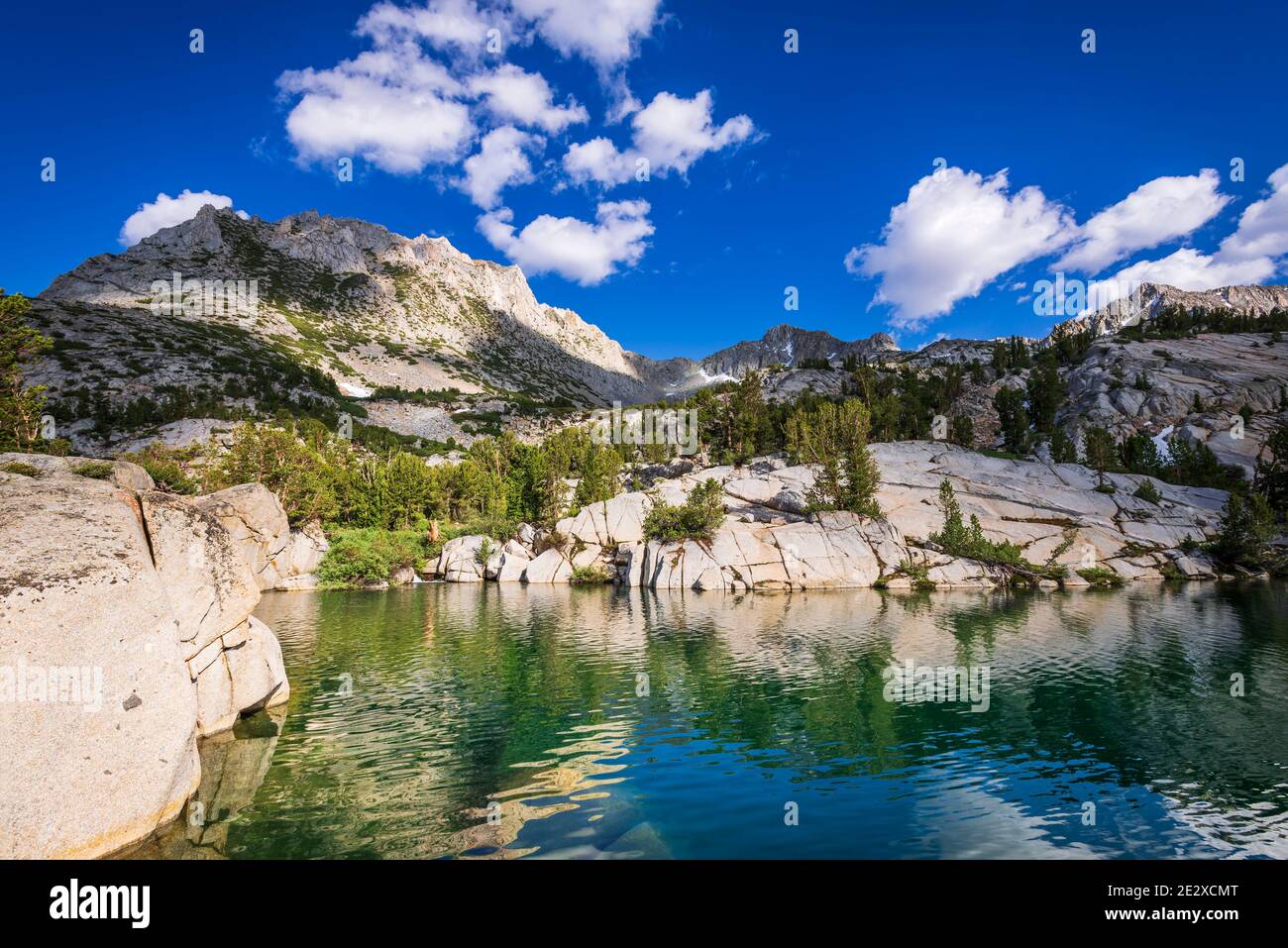 Treasure Lake, John Muir Wilderness, Sierra Nevada Mountains, Kalifornien USA Stockfoto