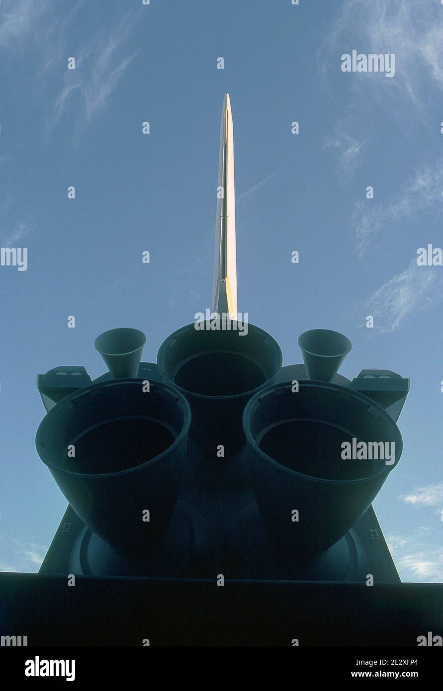Space Shuttles Enterprise und Columbia. Stockfoto