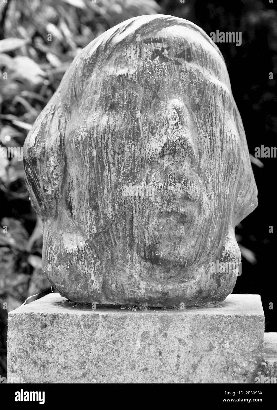 Skulptur von Robert Schumann in Düsseldorf Stockfoto