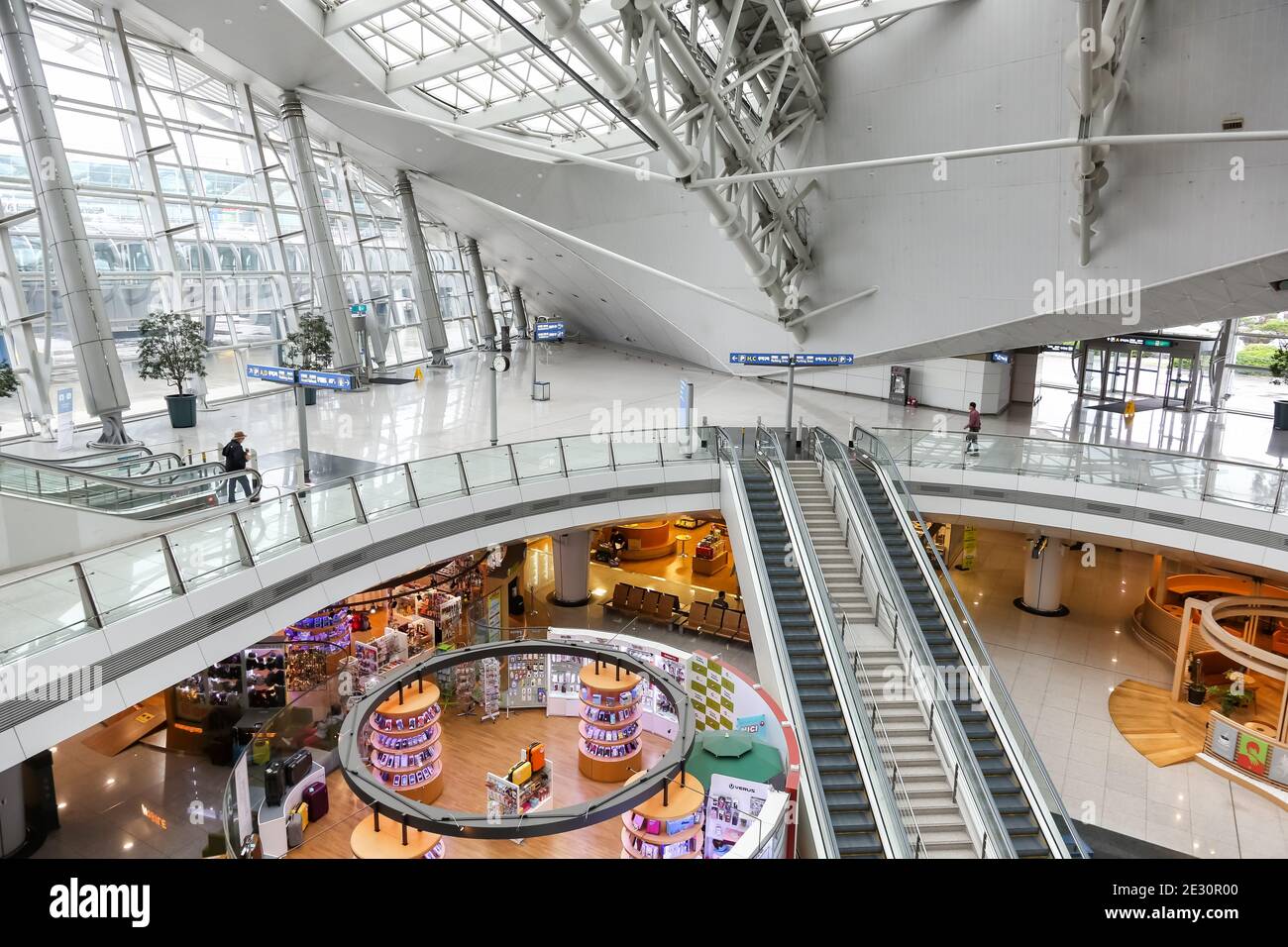 Incheon, Südkorea - 24. Mai 2016: Seoul Incheon International Airport Transportation Centre in Südkorea. Stockfoto