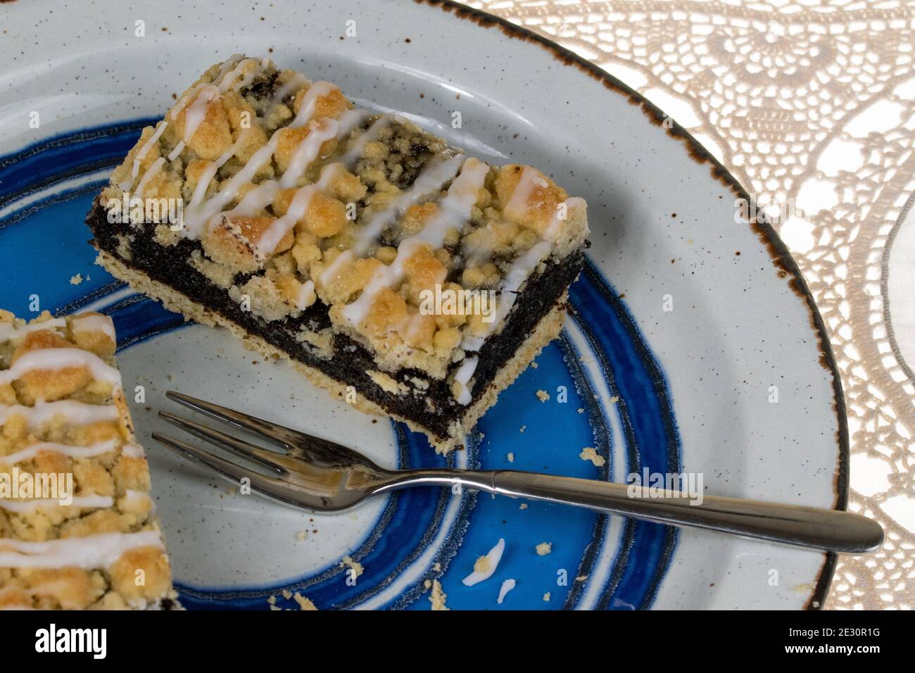 Schlesische Mohnkuchen mit Hefeteig. Ein altes Rezept von meiner Oma ...