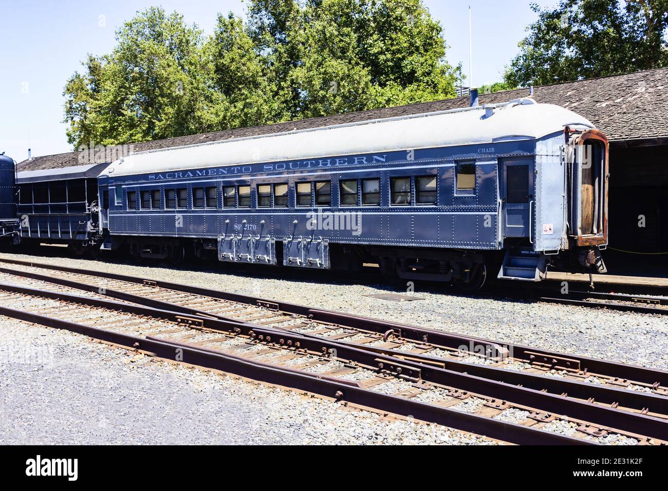 California State Railroad Museum Stockfoto