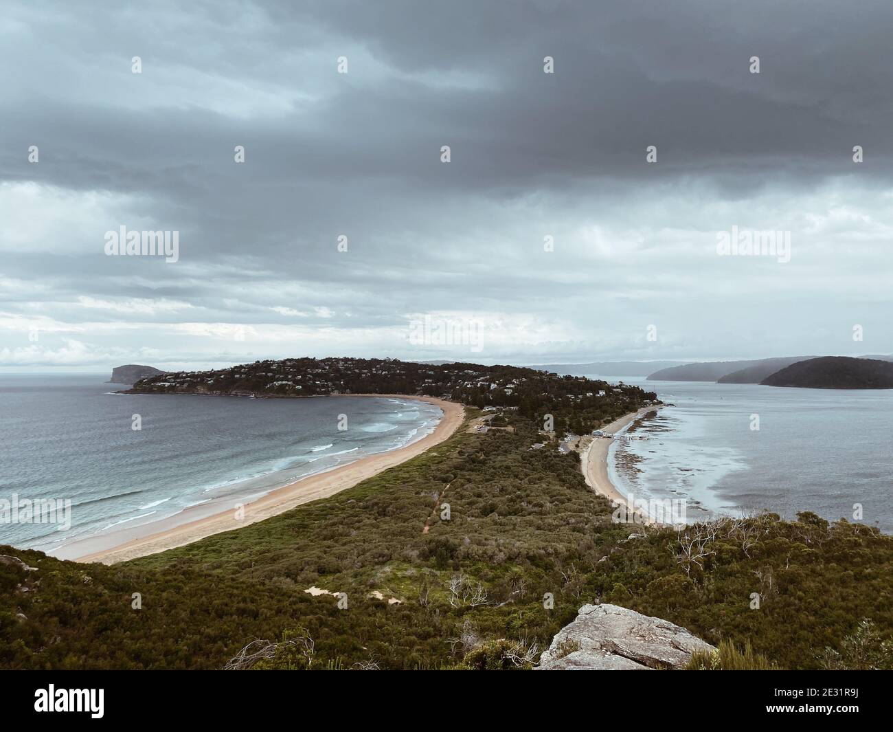 Wunderschöne Aufnahme des Ku-Ring-gai Chase National Park, New South Wales, Australien Stockfoto