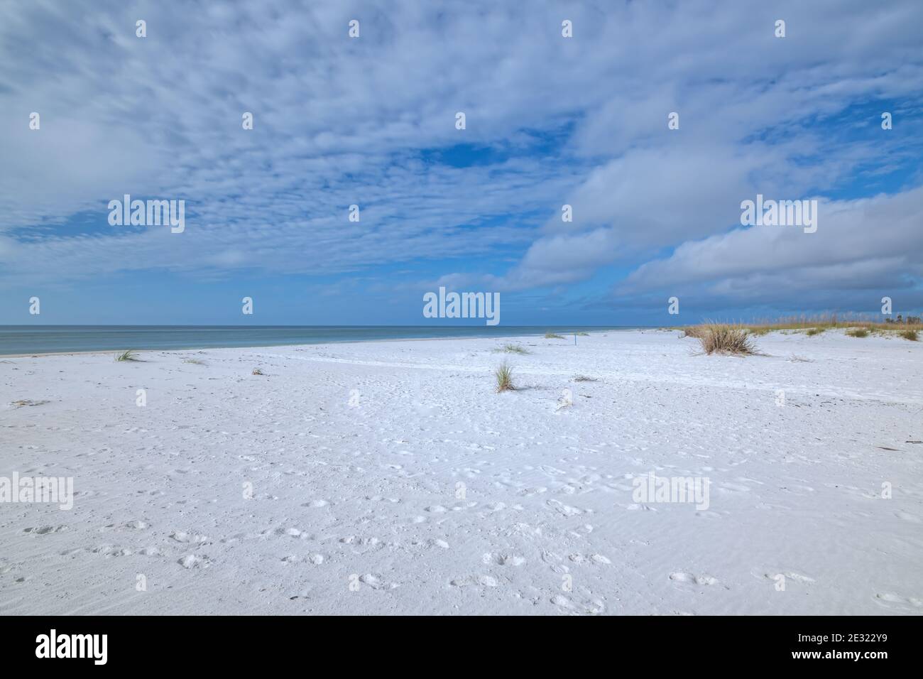 Zucker weißen Sand am Mexico Beach Florida Stockfoto