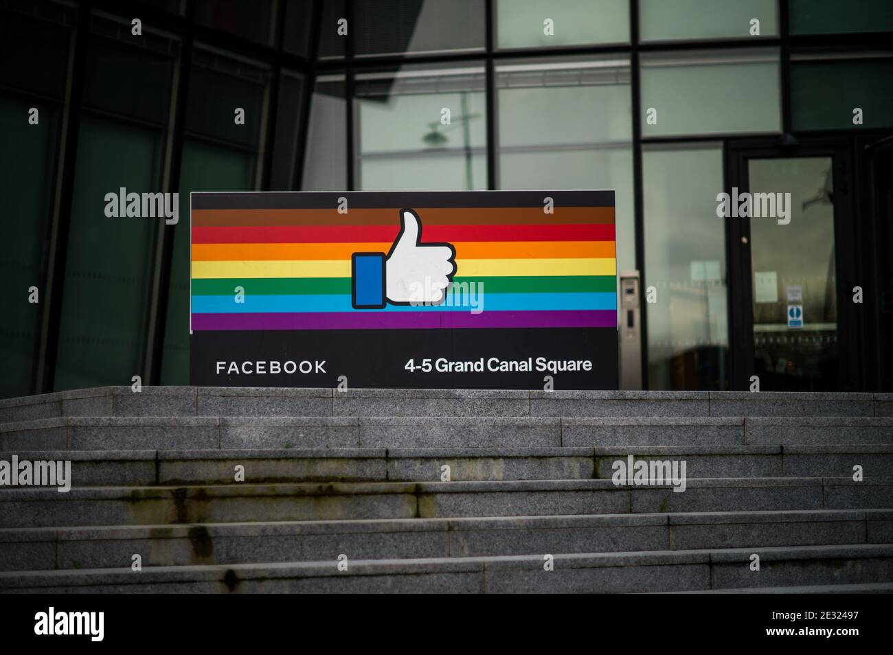 Facebook Hauptsitz Dublin Docklands Irland Stockfoto