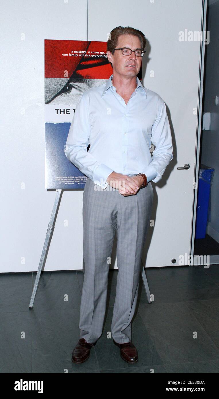 Kyle MacLachlan kommt zur Premiere von "The Tillman Story" am 9. August 2010 im Celeste Bartos Theater in MoMA in New York City, NY, USA. Foto von Donna ward/ABACAPRESS.COM Stockfoto