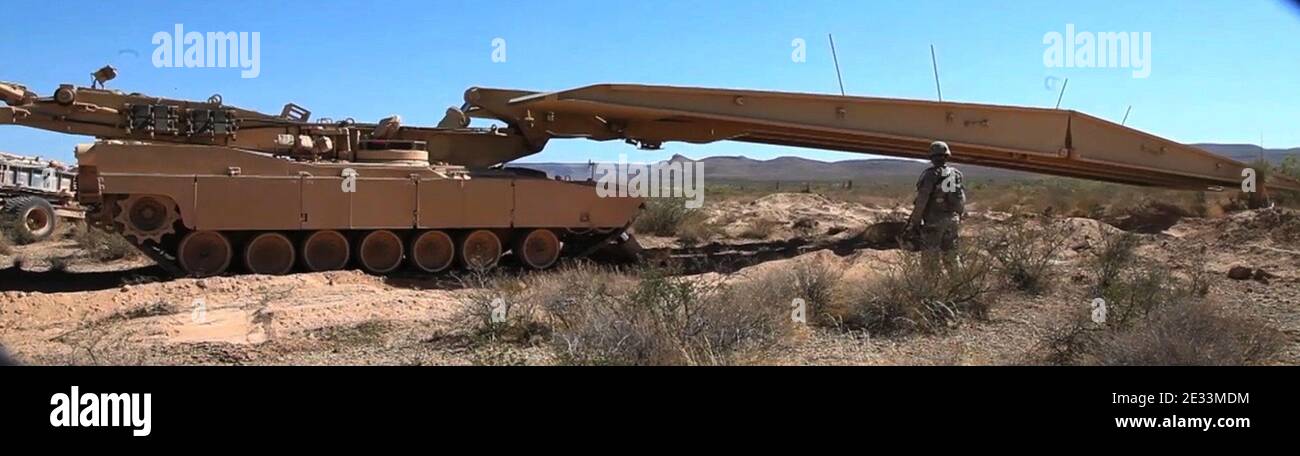 M104 Wolverine AVLB. Stockfoto