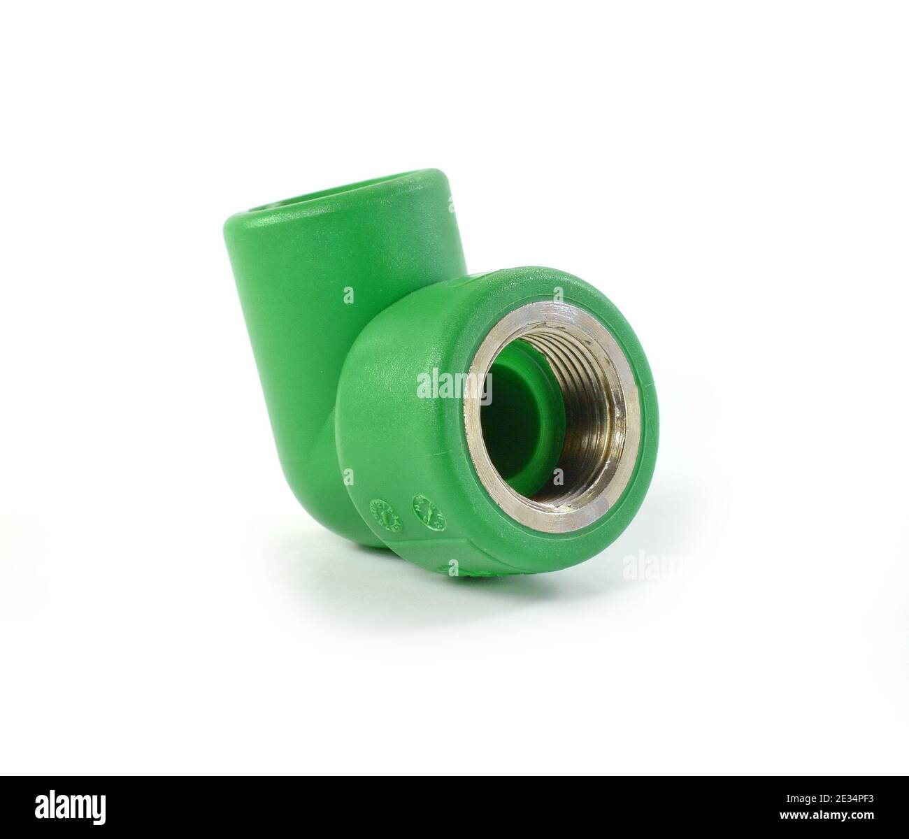 Werkzeuge und Materialien für sanitäre Arbeiten. Stockfoto