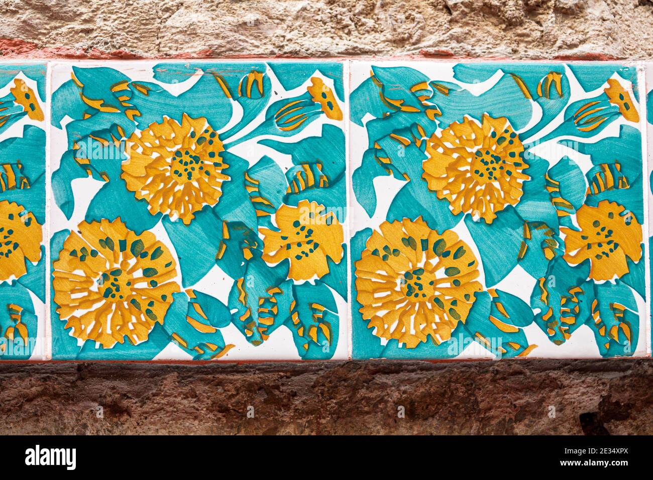 Spanien Barcelona Katalonien Catalunya Gracia Gracie Nachbarschaft Casa Vicens Exterior museum 1885 Antoni Gaudi Architektur Katalanische Moderne UNESCO WOR Stockfoto