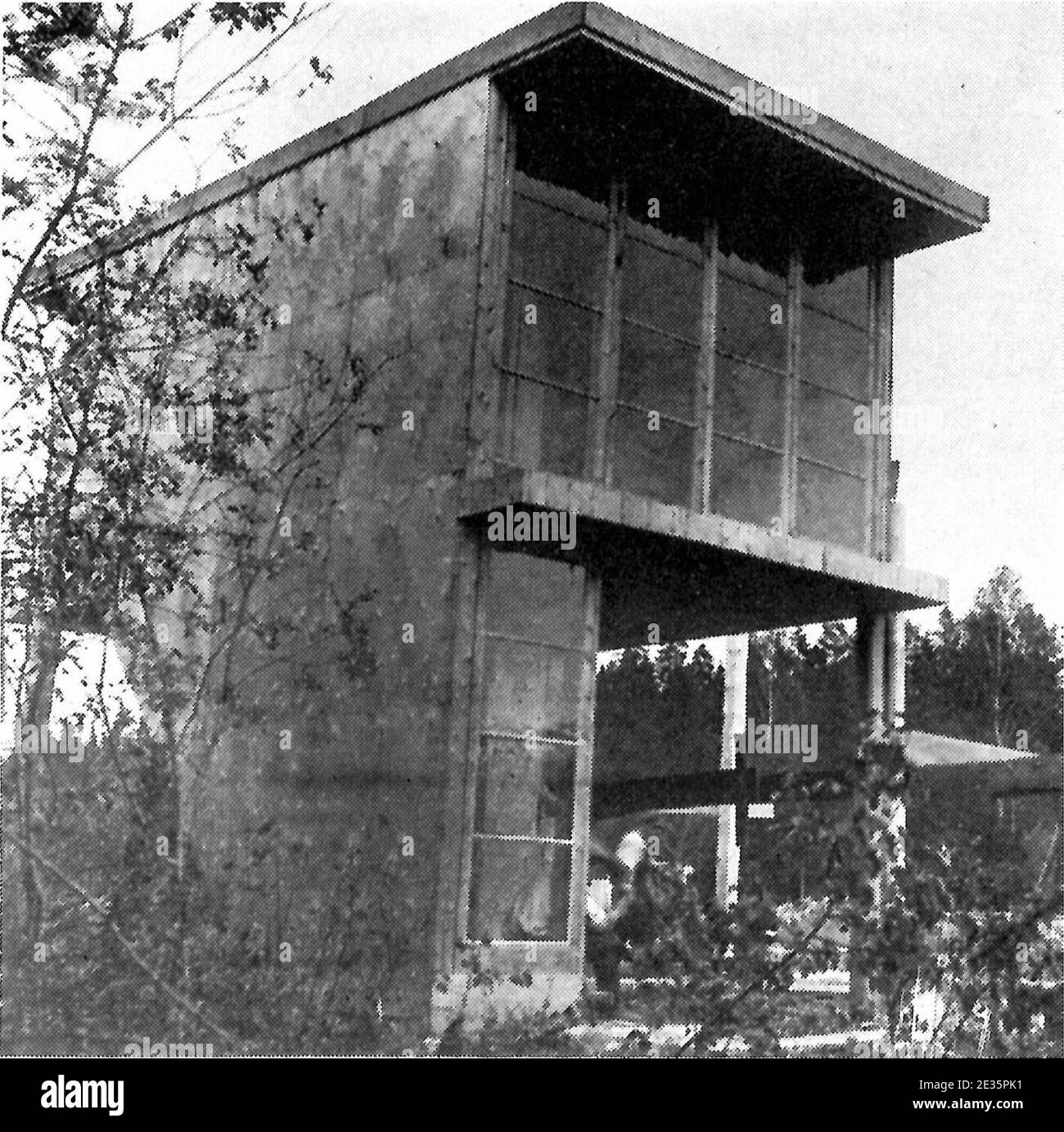 M. Barshch, M. Ginzburg. Wohneinheit für Seljony Gorod (Grüne Stadt) 2. Stockfoto