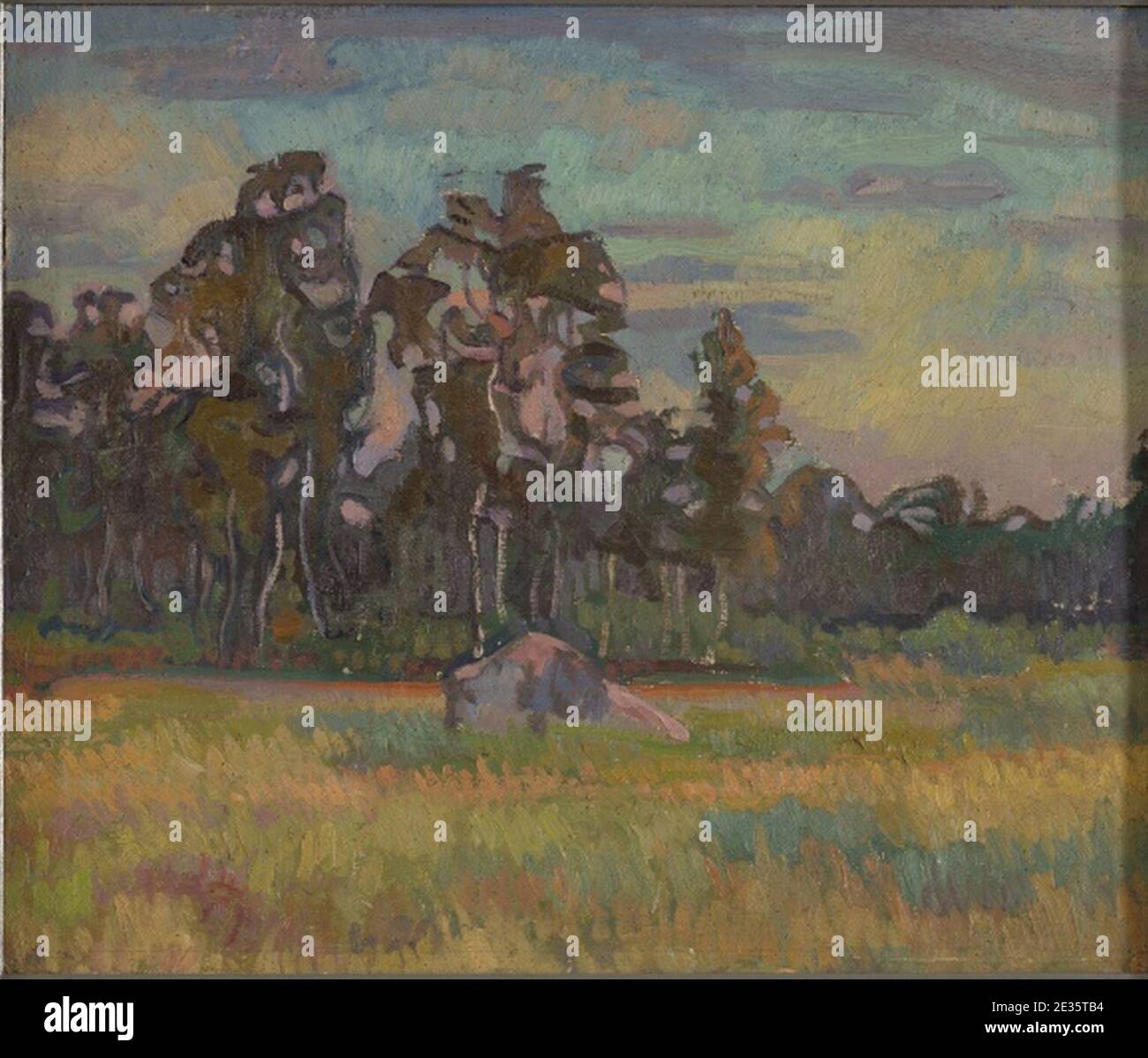 Maastik Leetselt, Nikolai Triik, Stockfoto