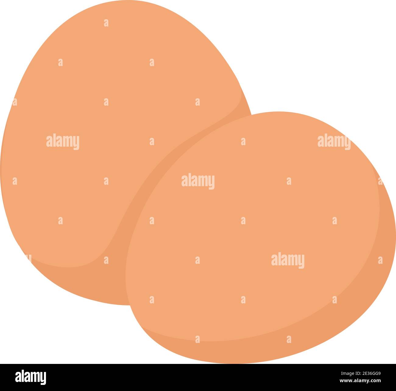 Hähncheneier-Symbol. Isometrische von Hühnereiern Vektor-Symbol für Web-Design isoliert auf weißem Hintergrund Stock Vektor