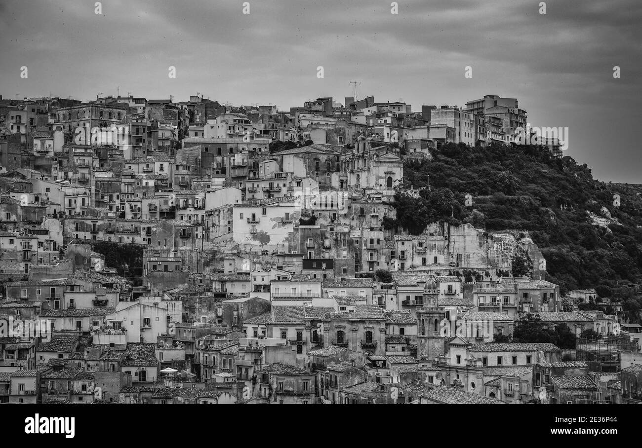 Blick auf Ragusa Ibla, Sizilien, Italien, Europa, Weltkulturerbe Stockfoto