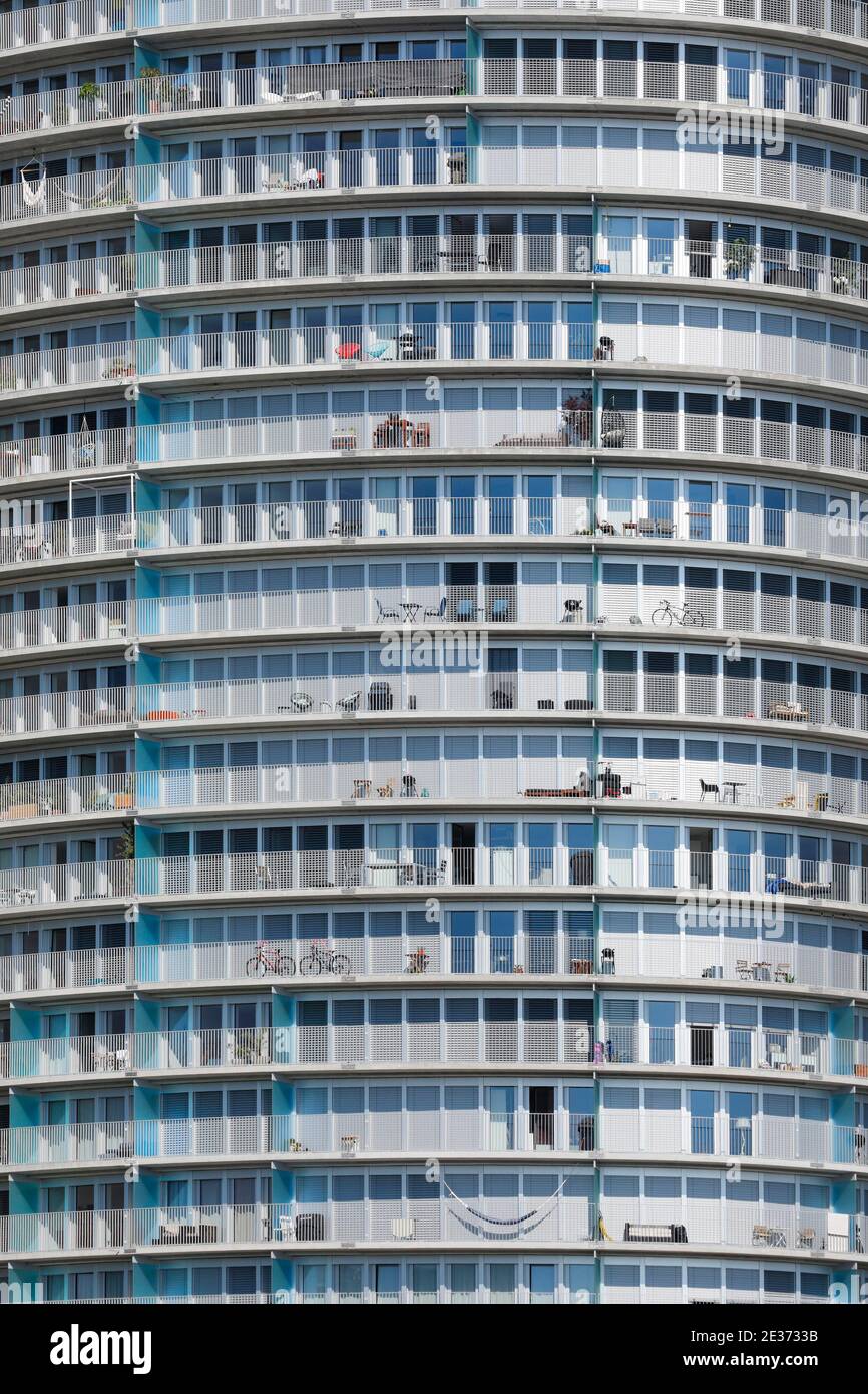 Hochhaus Dübendorf, Schweiz Stockfoto