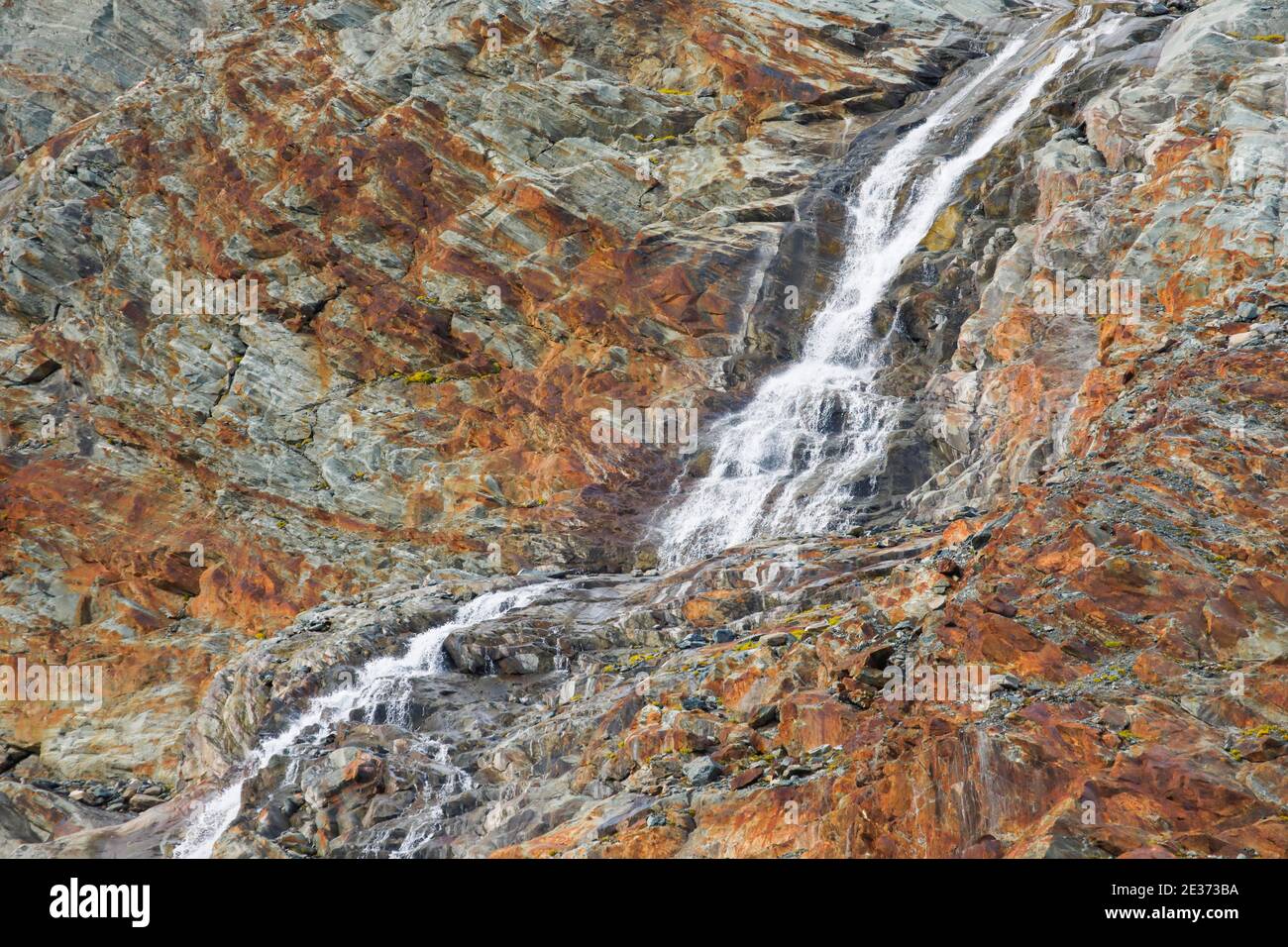 Fee-Gletscher, Saas Fee, Wallis, Schweiz Stockfoto