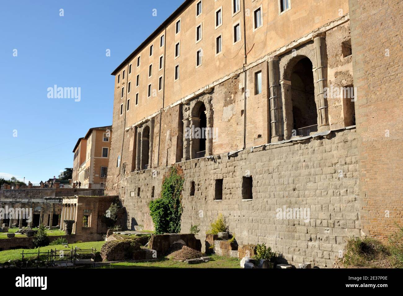 Italien, Rom, Tabularium auf dem Kapitolshügel Stockfoto