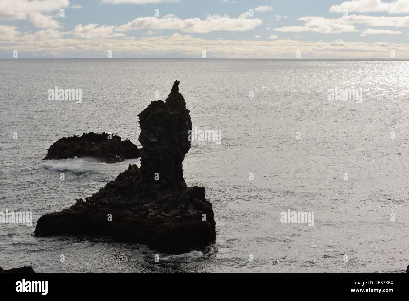 Küste des Nationalparks Snæfellsjökull in Island Stockfoto