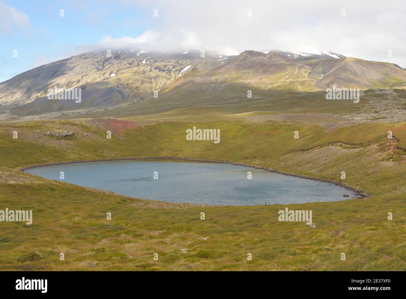 Kleiner See im Nationalpark Snæfellsjökull Stockfoto