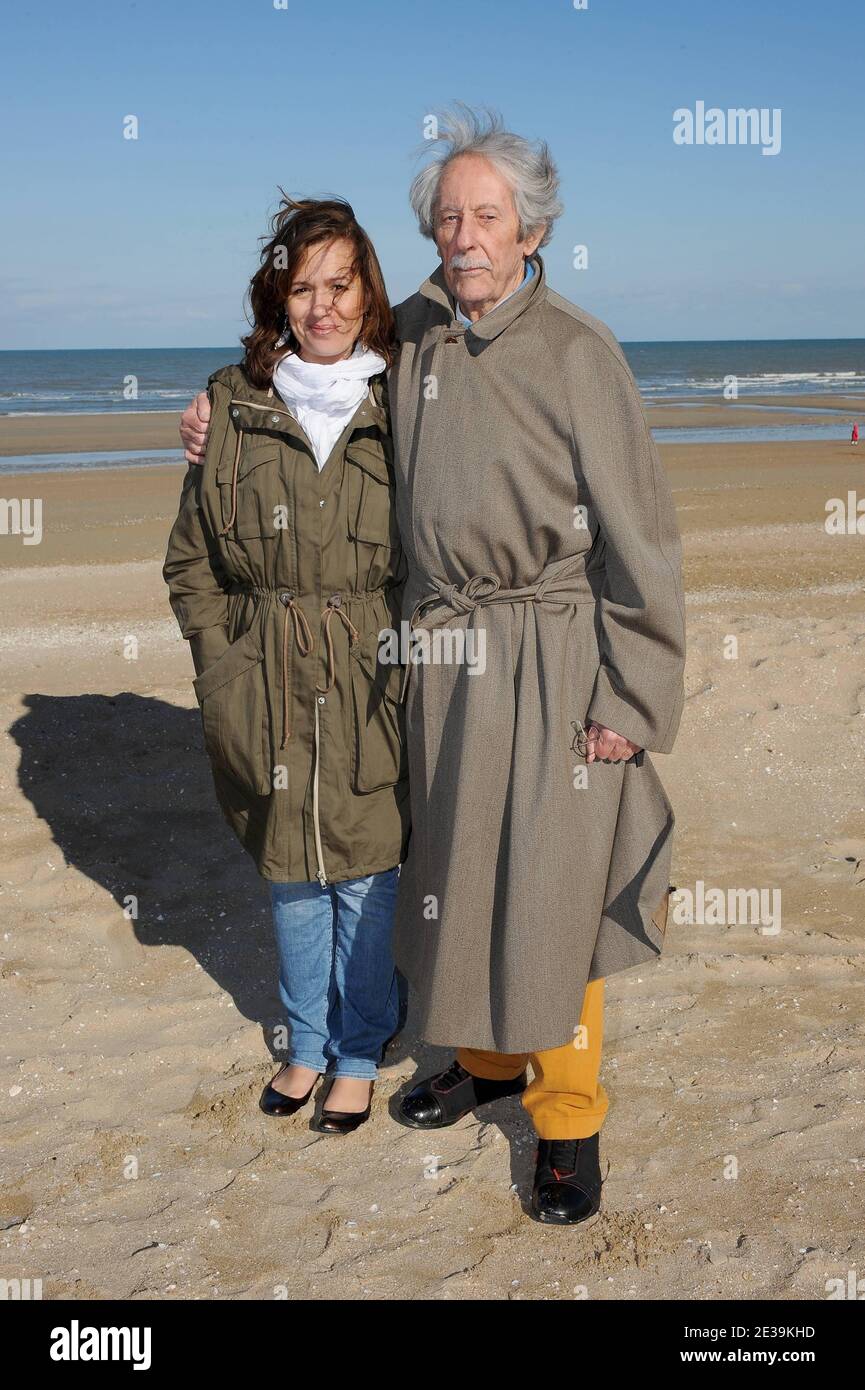 Delphine Gleize und Jean Rochefort beim 17. Jährlichen Epona Festival in Cabourg, Frankreich am 17. Oktober 2010. Foto von Nicolas Briquet/ABACAPRESS.COM Stockfoto