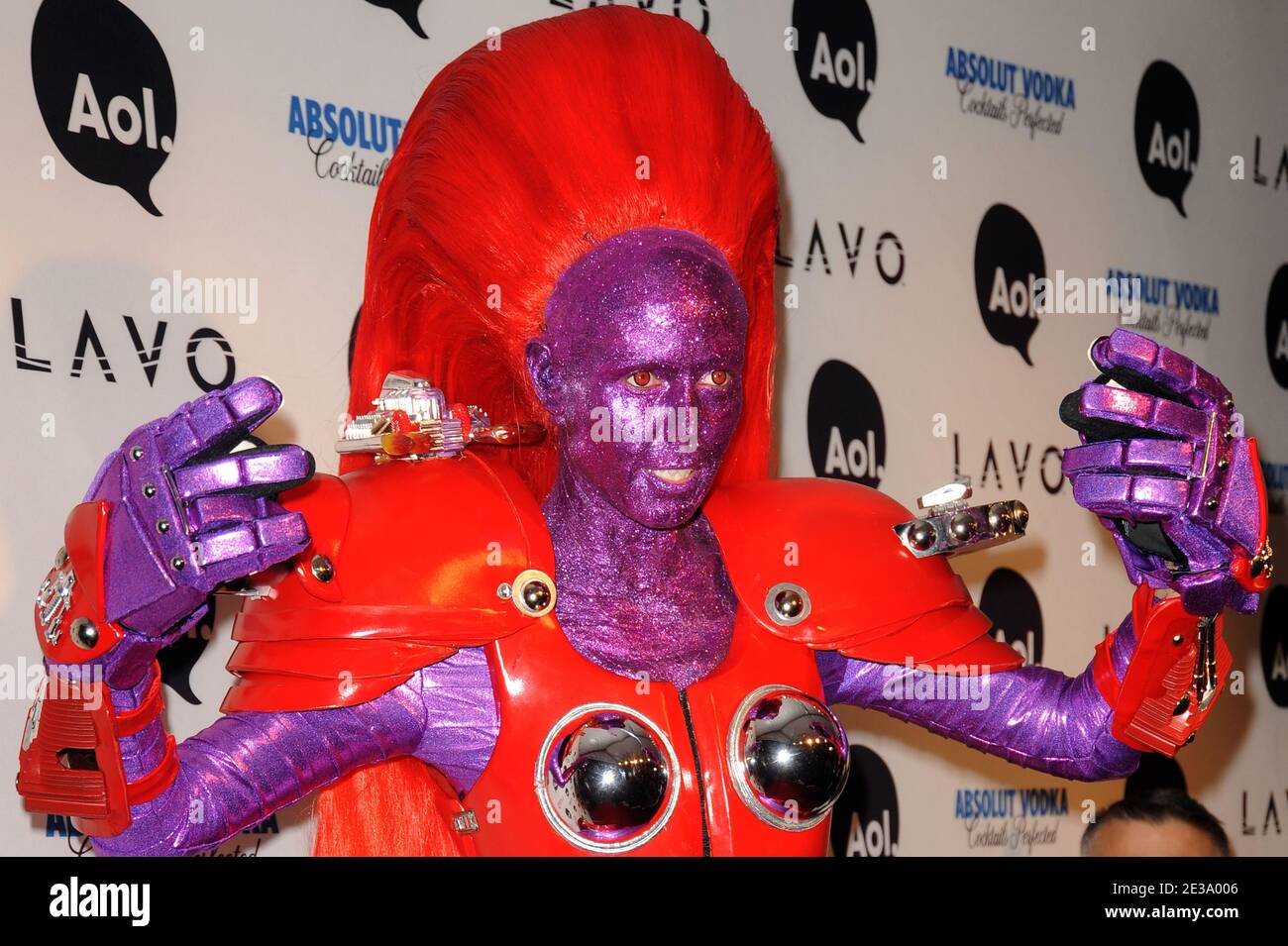 Heidi Klum tritt auf ihrer Halloween Party 2010 auf, die am 31. Oktober 2010 in Lavo in New York City, NY, USA, stattfand. Foto von Pantaleo-Taamallah/ABACAPRESS.COM Stockfoto
