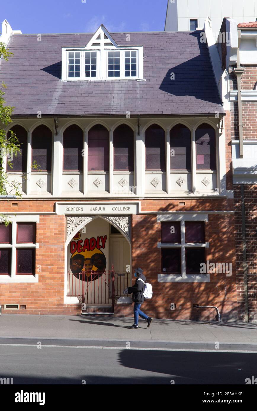 Historische Architektur des Redfern Jargum College in Redfern Sydney Australien Stockfoto