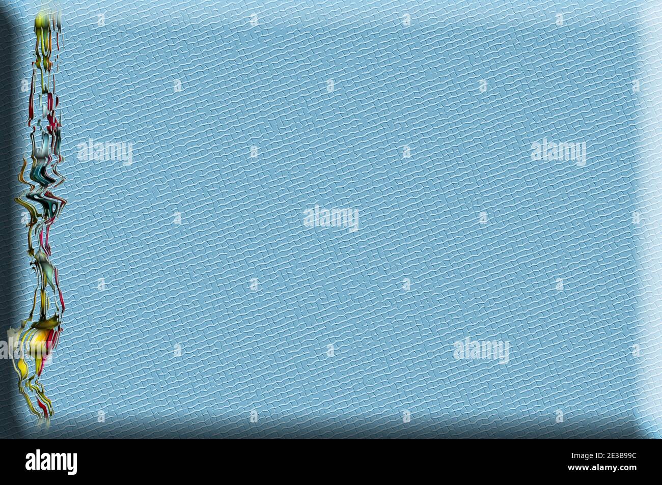 Karte Design mit Platz, um Ihren Text einfügen. Verzierte Ornament auf der Seite der Karte, Karte Design für den Druck, Feier, Einladungen, horizontale Ansicht Stockfoto