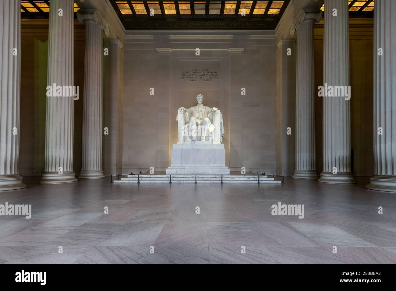 Das Lincoln Memorial in der National Mall in Washington DC, USA Stockfoto