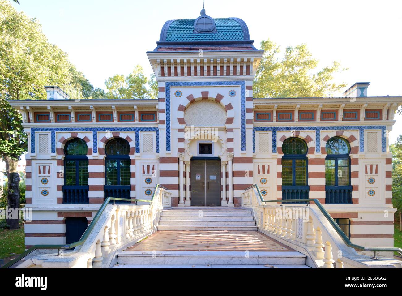 Moorish Georges Labit Museum (1893) ein Museum für archäologische Kunst untergebracht In einem exotischen orientalischen maurischen Stil Villa Toulouse Frankreich Stockfoto