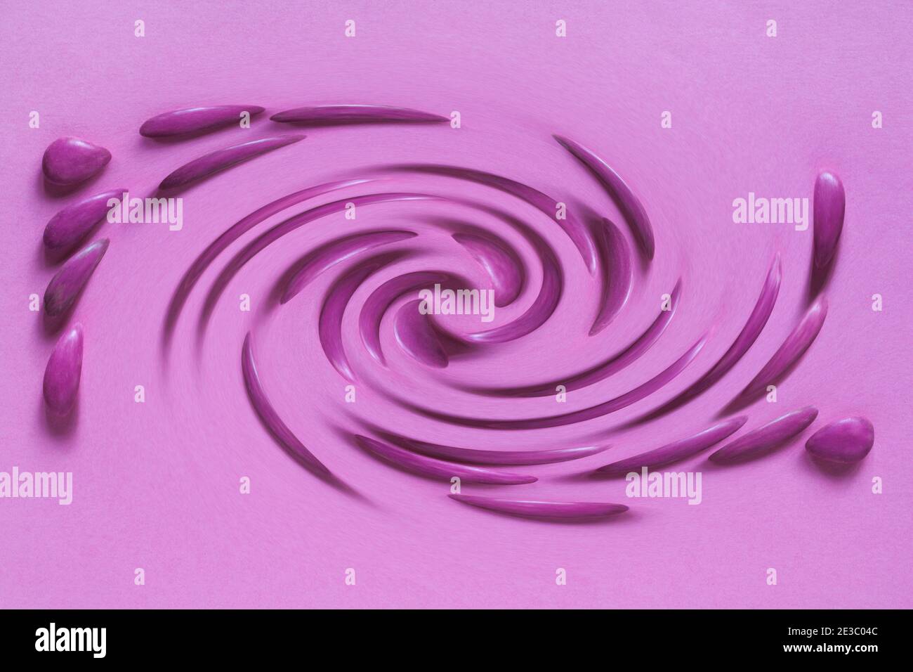 Rosa lila abstrakt Wirbel wirbelt Hintergrund Stockfoto